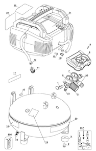 Part Location Diagram of N027840 Porter Cable Cover